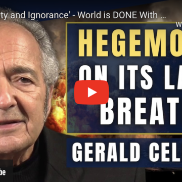 WORLD IS DONE WITH WARMONGERING U.S. AGENDA